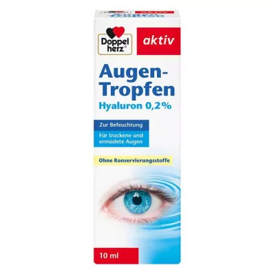 Doppelherz akių lašai hialurono rūgštis 0,2%, 10 ml