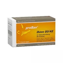 PROSAN Osteo D3/K2 minkštos kapsulės, 60 vnt
