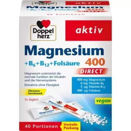 DOPPELHERZ Magnis+B vitaminai DIRECT Granulės, 40 vnt