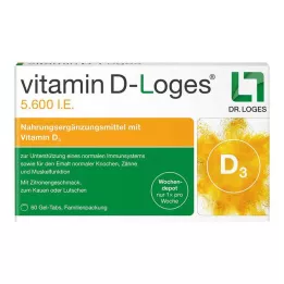 VITAMIN D-LOGES 5.600 I.E. Wo.Depot Kautabl.Fam.Pa, 60 vnt