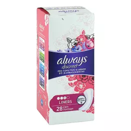 ALWAYS diskretiški nelaikymo įklotai, 28 vnt