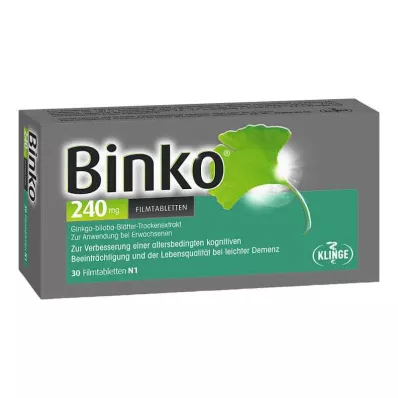 Binko 240 mg (30 tablečių) Binko 240 mg (30 tablečių)