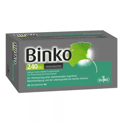 Binko 240mg (60 vnt.) Binko 240mg (60 vnt.)