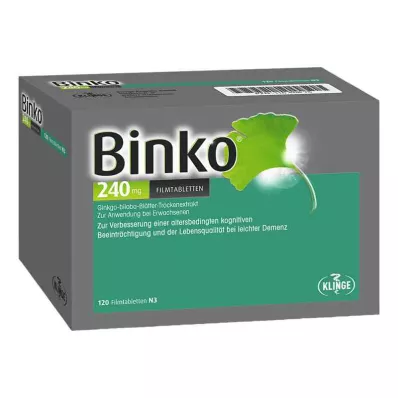 Binko 240mg (120 vnt.) Binko 240mg (120 vnt.)