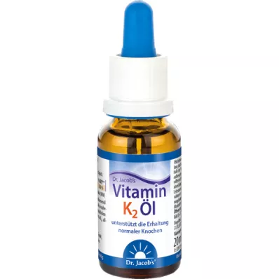 VITAMIN K2 ÖL Dr. Jokūbo lašai, 20 ml