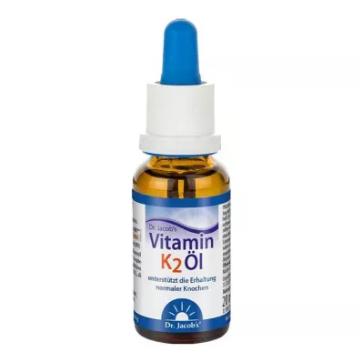 Vitamino K2 aliejus Dr.Jacob`s lašai, 20 ml