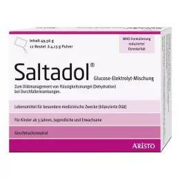 SALTADOL Elektrolitų geriamasis tirpalas, 12 vnt