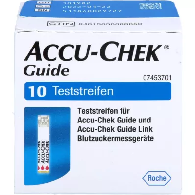 ACCU-CHEK Gido testo juostelės, 1X10 vnt