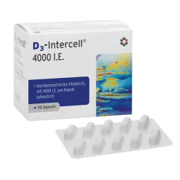 D3-INTERCELL 4000 I.U. kapsulės, 90 vnt