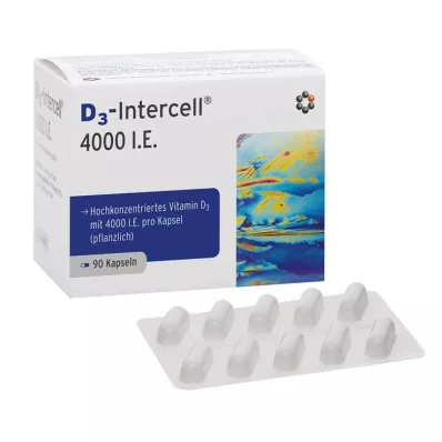 D3-Intercell 4000 TV kapsulės, 90 vnt D3-Intercell 4000 TV kapsulės, 90 vnt