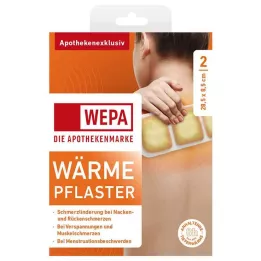 WÄRMEPFLASTER Kaklas / nugarėlė 8,5x28,5 cm WEPA, 2 vnt