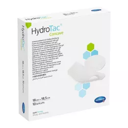 HYDROTAC įgaubtas putų tvarstis 18x18,5 cm, 10 vnt
