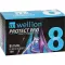 WELLION PROTECT PRO Saugios 30 G 8 mm adatos, 100 vnt