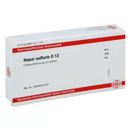 HEPAR SULFURIS D 12 ampulių, 8X1 ml
