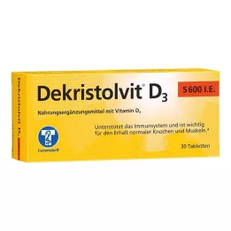DEKRISTOLVIT D3 5600 I.U. tabletės, 30 vnt