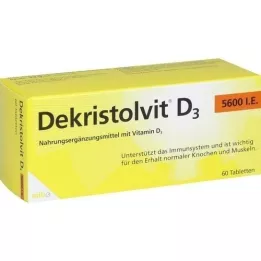 DEKRISTOLVIT D3 5600 TV tabletės, 60 vnt