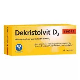 DEKRISTOLVIT D3 5600 TV tabletės, 60 vnt