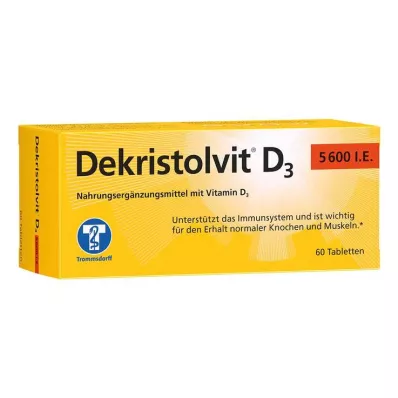 Dekristolvit D3 5 600 TV tabletės, 60 vnt Dekristolvit D3 5 600 TV tabletės, 60 vnt