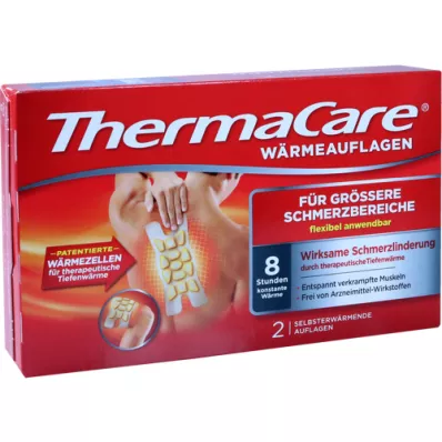 THERMACARE didesniems skausmo plotams, 2 vnt