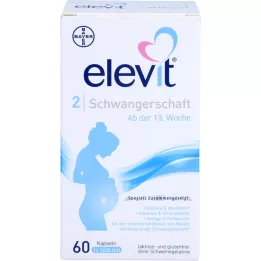 ELEVIT 2 nėštumo minkštosios kapsulės, 60 kapsulių