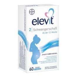 ELEVIT 2 nėštumo minkštosios kapsulės, 60 kapsulių