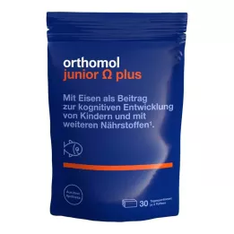ORTHOMOL Junior Omega plus kramtomosios pastilės, 90 vnt