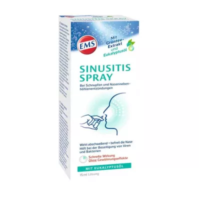 EMSER Sinusito purškalas su eukaliptų aliejumi, 15 ml