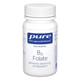 PURE ENCAPSULATIONS B12 folio rūgšties kapsulės, 90 kapsulių