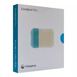 Comfeel Plus lankstus hidrokoloidinis tvarstis 4x6 cm, 10 vnt