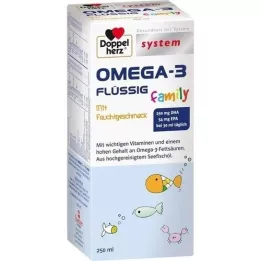 DOPPELHERZ Omega-3 skysta šeimos sistema, 250 ml