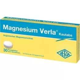 MAGNESIUM VERLA Kramtomosios tabletės, 30 vnt