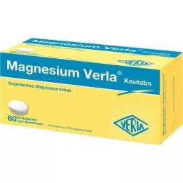 MAGNESIUM VERLA Kramtomosios tabletės, 60 vnt