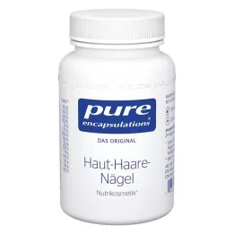 PURE ENCAPSULATIONS Odos, plaukų ir nagų kapsulės, 180 kapsulių