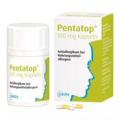 PENTATOP 100 mg kietosios kapsulės, 50 vnt