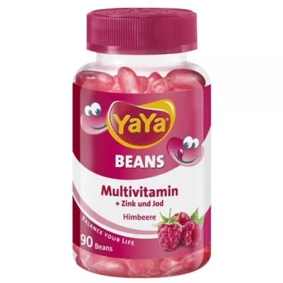 YAYA BEANS Aviečių cinko ir jodo kramtomosios pastilės, 90 kapsulių