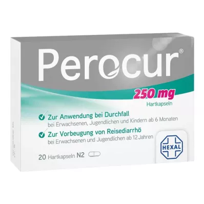 PEROCUR 250 mg kietosios kapsulės, 20 vnt