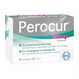 PEROCUR 250 mg kietosios kapsulės, 50 vnt