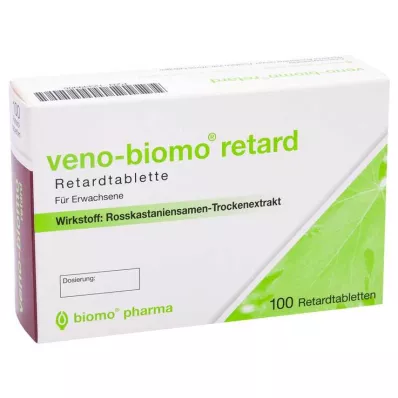 VENO-BIOMO retard pailginto atpalaidavimo tabletės, 100 vnt