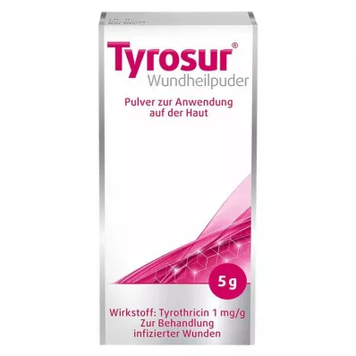 Tyrosur® žaizdas gydantys milteliai, 5 g Tyrosur® žaizdas gydantys milteliai, 5 g