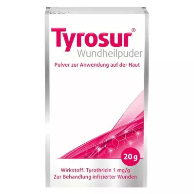 TYROSUR Žaizdų gijimo milteliai, 20 g