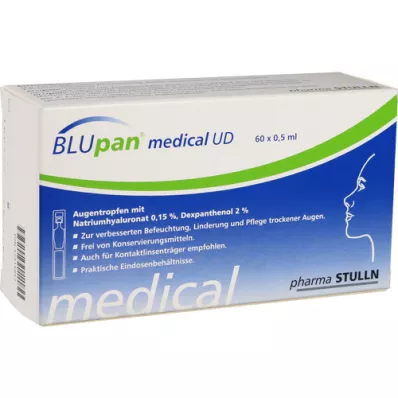 BLUPAN medicininiai UD akių lašai, 60X0,5 ml