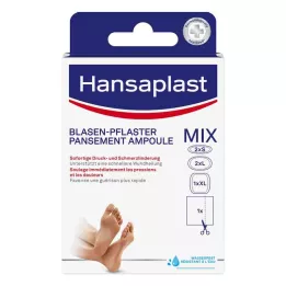 HANSAPLAST Pūslių pleistrai SOS Mišinio pakuotė, 6 vnt