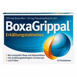BOXAGRIPPAL Šaltosios tabletės 200 mg/30 mg FTA, 10 vnt