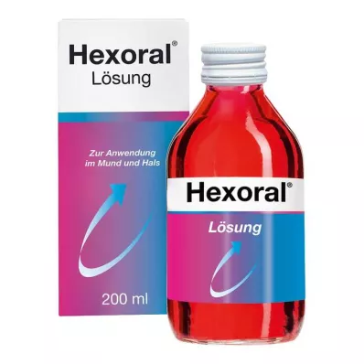 Hexoral® tirpalas nuo burnos uždegimo, 200 ml Hexoral® tirpalas nuo burnos uždegimo, 200 ml