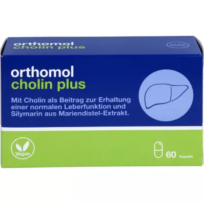 ORTHOMOL Choline Plus kapsulės, 60 kapsulių