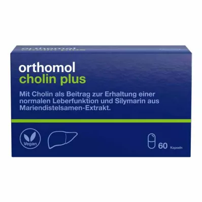 Orthomol Choline Plus kapsulės, 60 kapsulių
