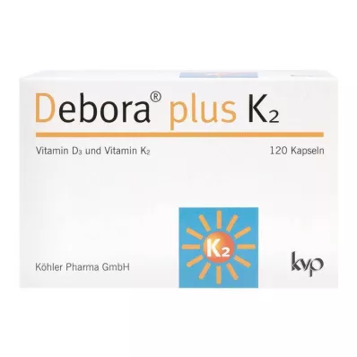 Debora plus K2 kapsulės, 120 vnt