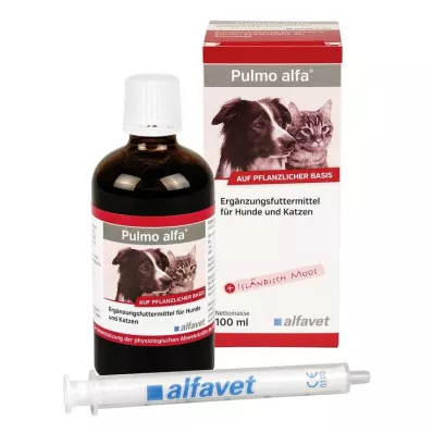 Pulmo Alfa šunims ir katėms, 100 ml