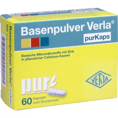 BASENPULVER Verla purKaps, 60 kapsulių