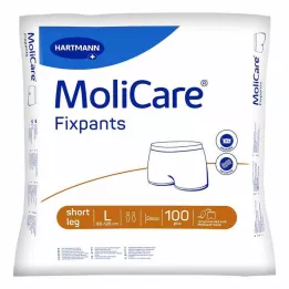 MOLICARE Fiksacinės kelnės trumpomis klešnėmis, L dydis, 100 vnt